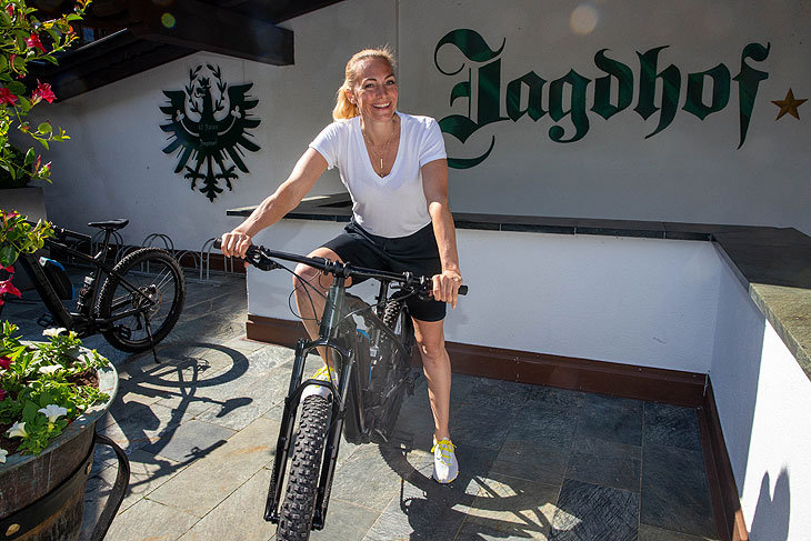 Iris Aschbrenner im 5-Sterne SPA-HOTEL Jagdhof im Stubaital 02. Juni 2021, Foto: People Picture/Willi Schneider